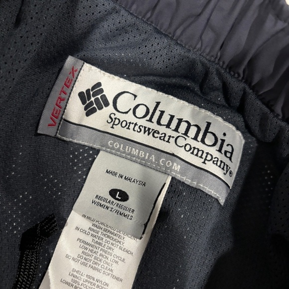 Columbia Omni-tech Vertex Woman’s gray ankle zip mesh lined nylon pants large - Picture 6 of 14